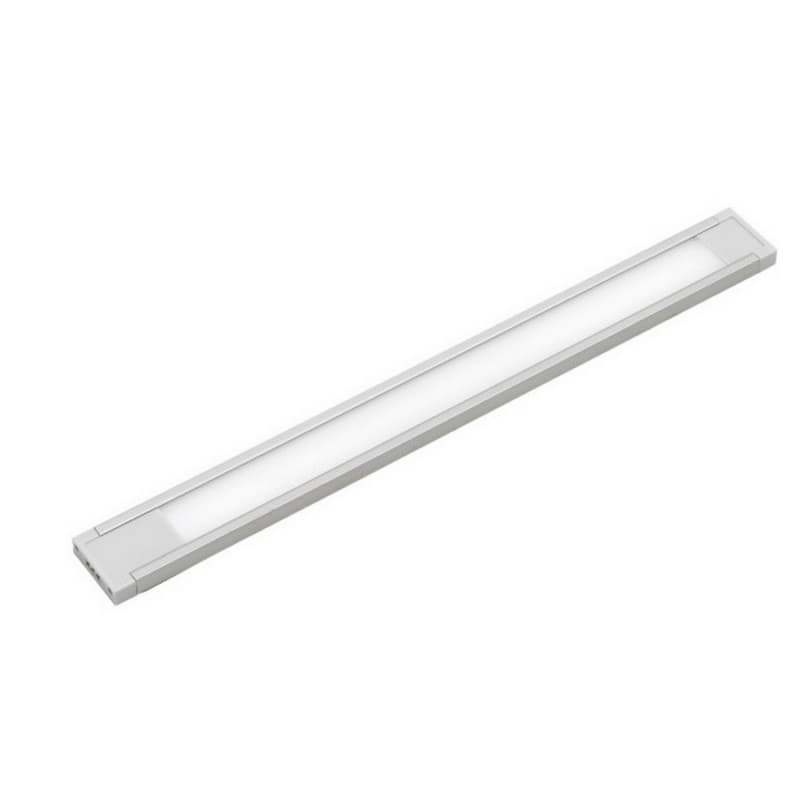 12VDC 4W Eurolinx 2.0 Cool White LED Linear Light, 7-3/4", Silver, 5000K