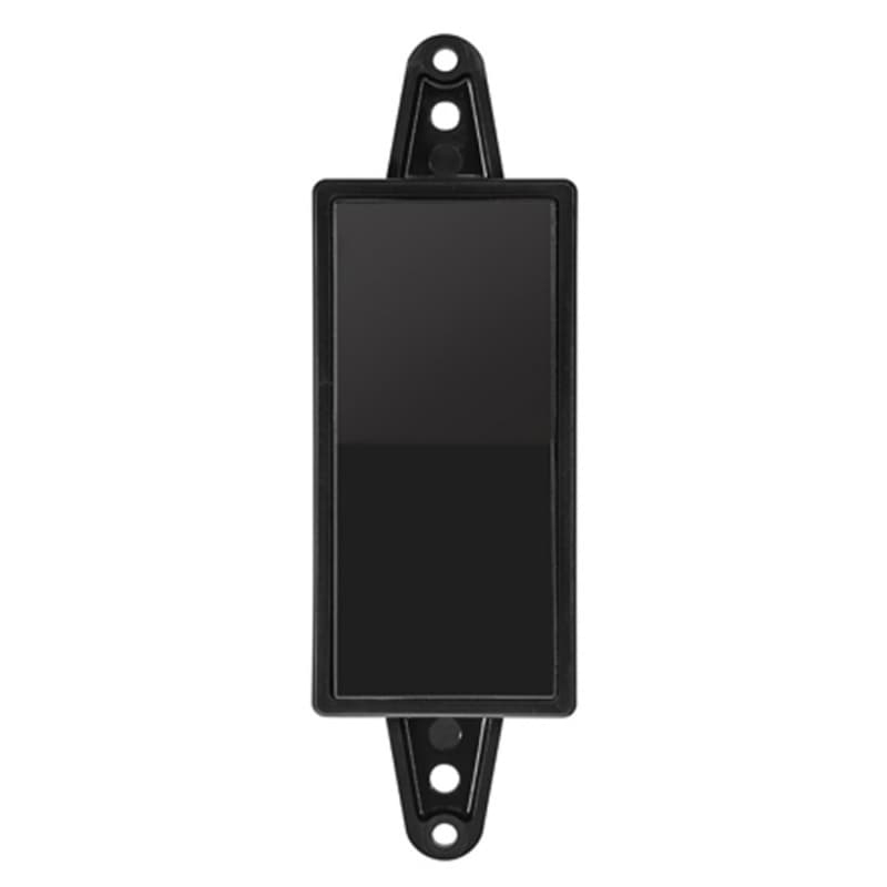 Single Zone Deco Wall Dimmer, 4", Black