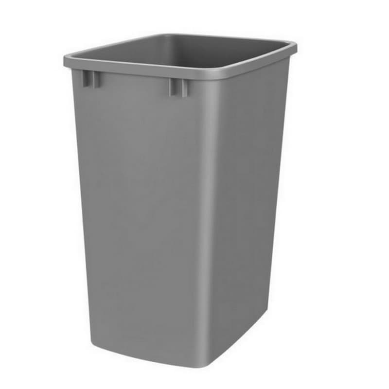 35 QT WASTE CONTAINER SILVER 96, RV-35-17-96