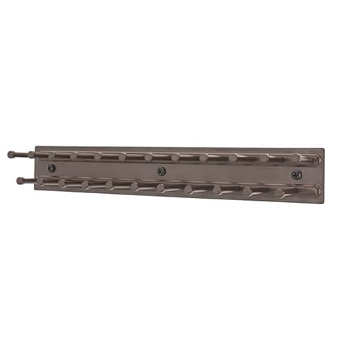 11-3/4" Static Tie Rack, Oil-Rubbed Bronze Finish