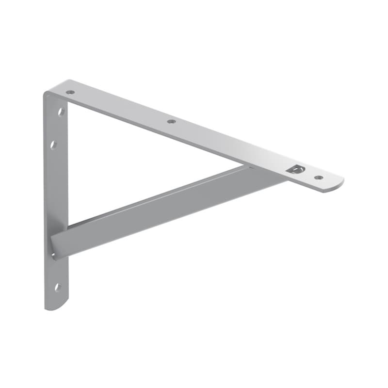 11-1/4" x 8" Closet-Pro HD Heavy-Duty Shelf Bracket, Brushed Nickel