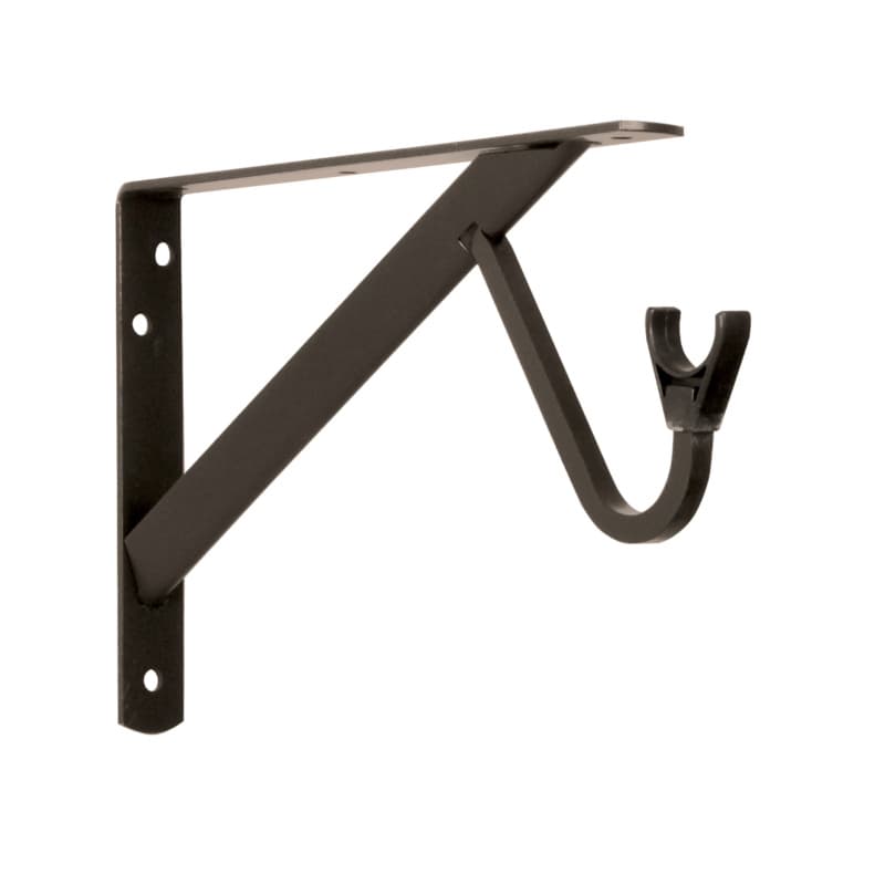 8" x 12" Closet-Pro HD Heavy-Duty Shelf/Rod Bracket with Slide-Thru, Bronze