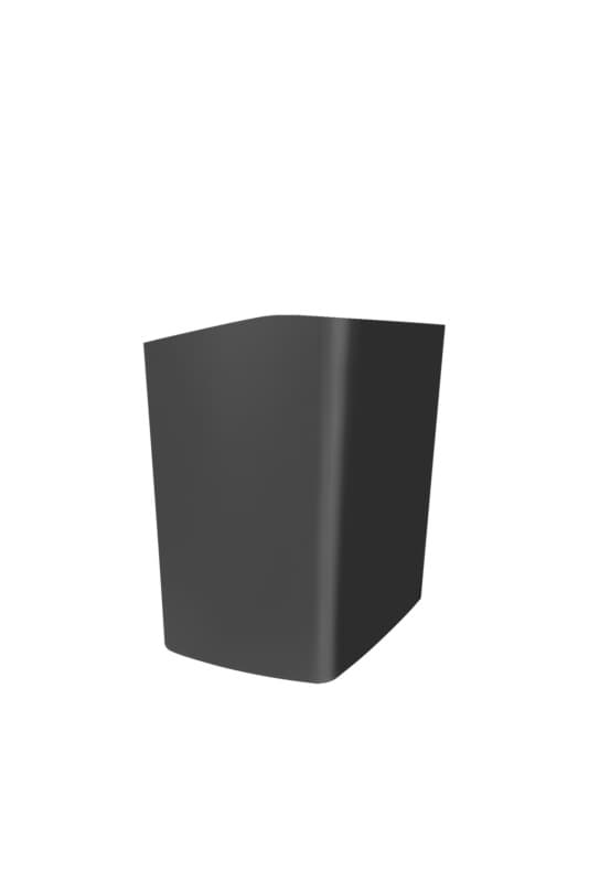 35 QT BLACK WASTE CONTAINER 96, RV-35-18-96