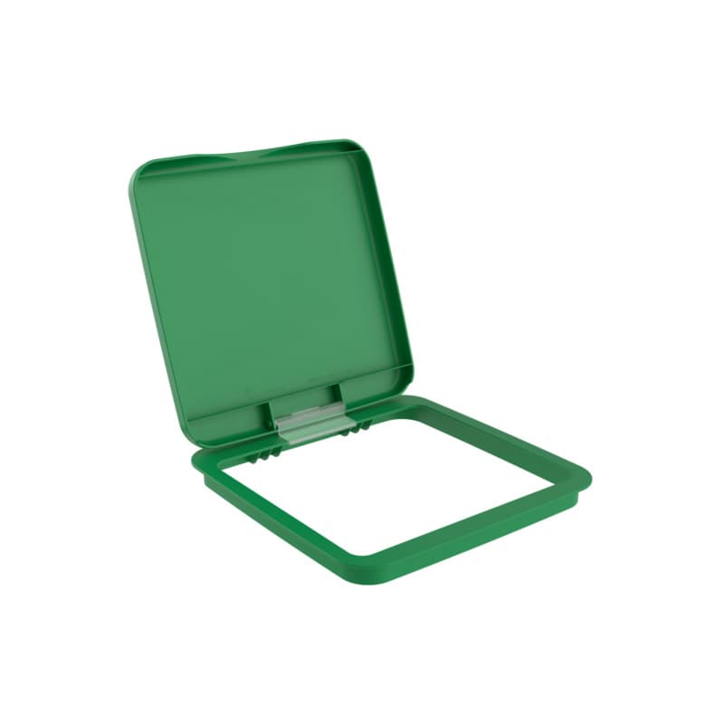 RV-LID Polymar Lid for 27 QT Waste Container, Green