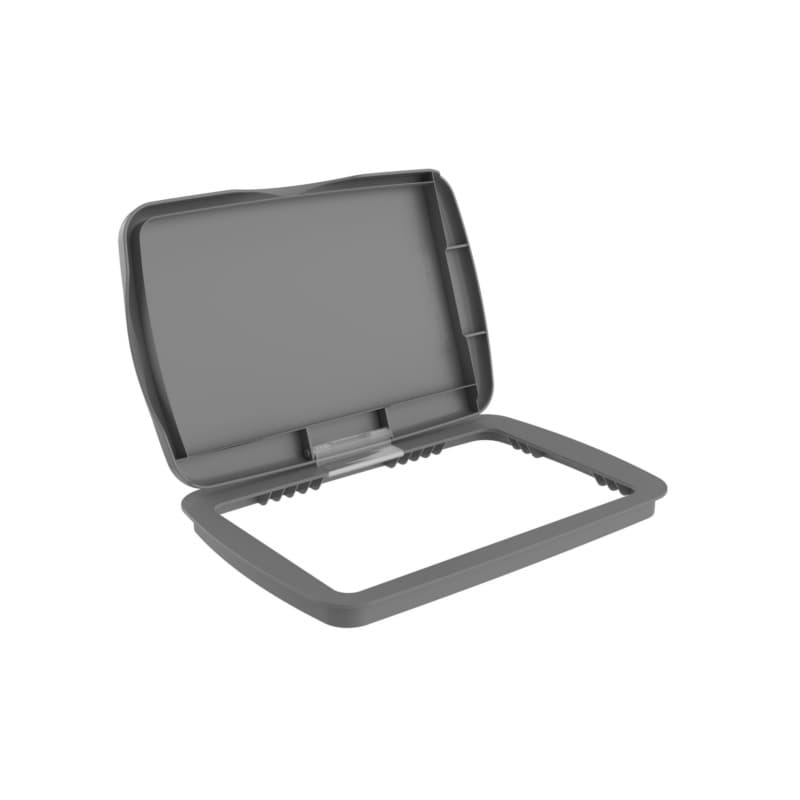 RV-LID Polymar Lid for 32 QT Waste Container, Gray