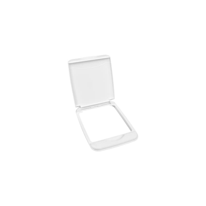 35 QT Waste Container Lid, White