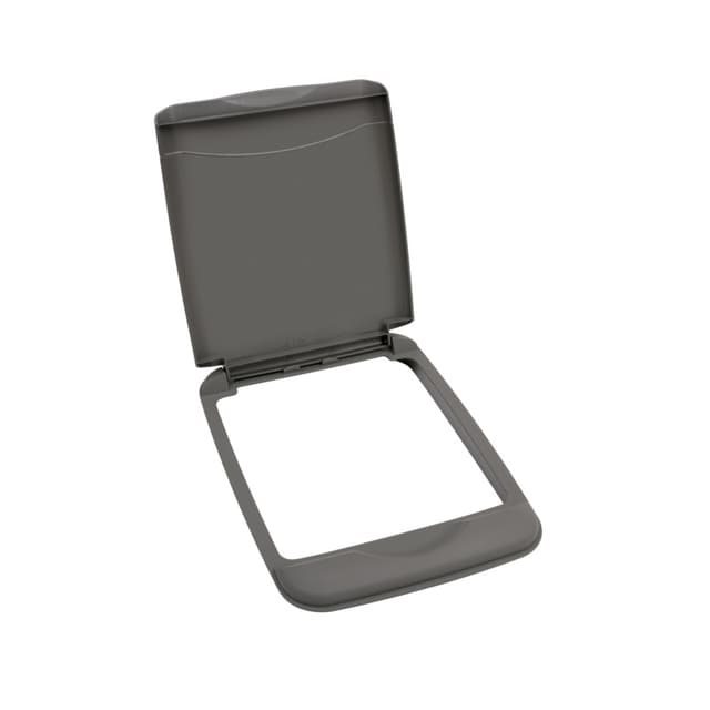 Single 50 QT Bottom-Mount Waste Container Pullout, Soft-Closing, Natural