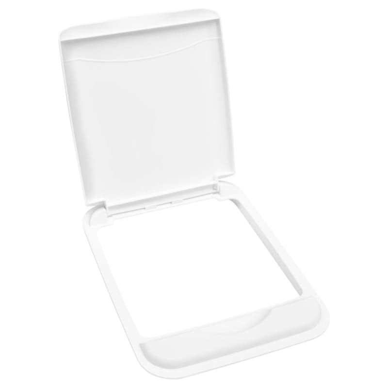 50 QT Waste Container Pullout, White