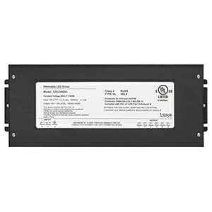T622 180W Wall Dimmable Hardwire Power Supply, Black
