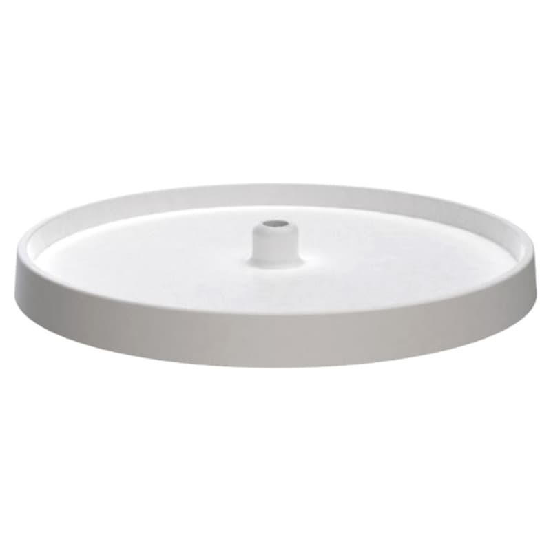20" Full-Circle 1 Tray Value Line Lazy Susan, White