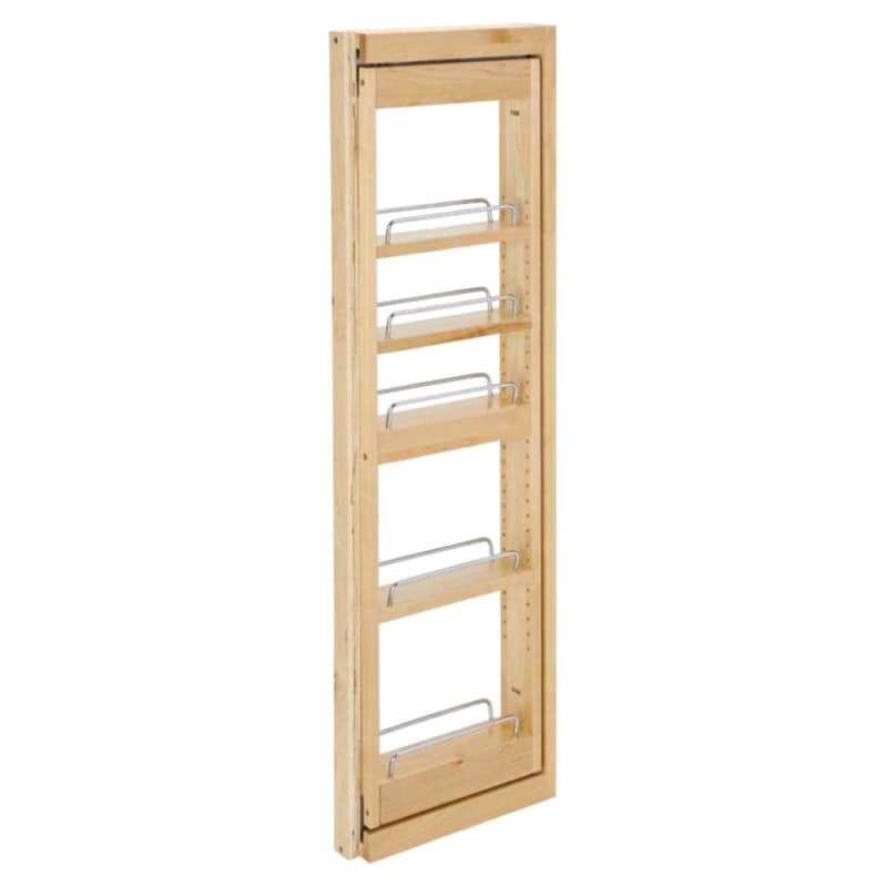 3" 3-Shelf Filler Pullout Organizer with Soft-Closing, Maple, 39" Height