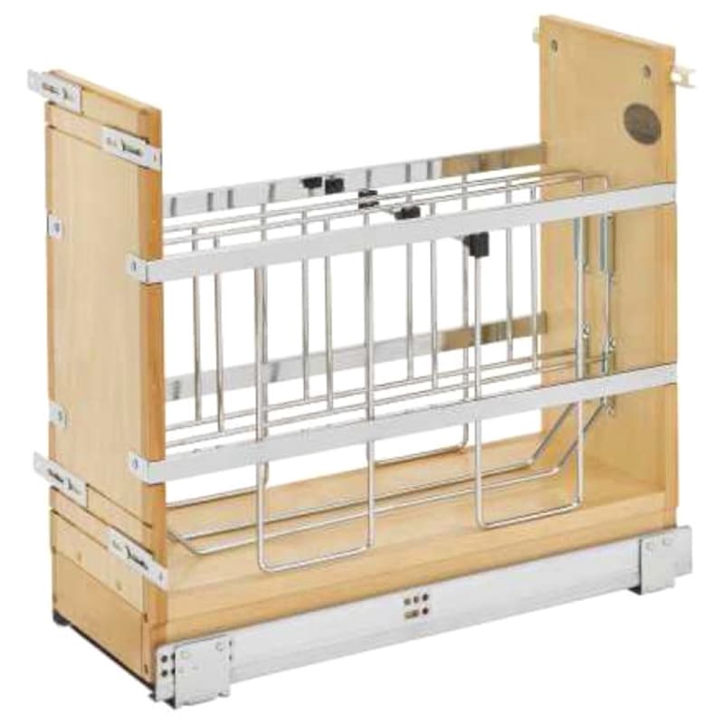 8" x 19-1/2" 1-Shelf Pullout Organizer with BLUMOTION Soft-Closing, Wood