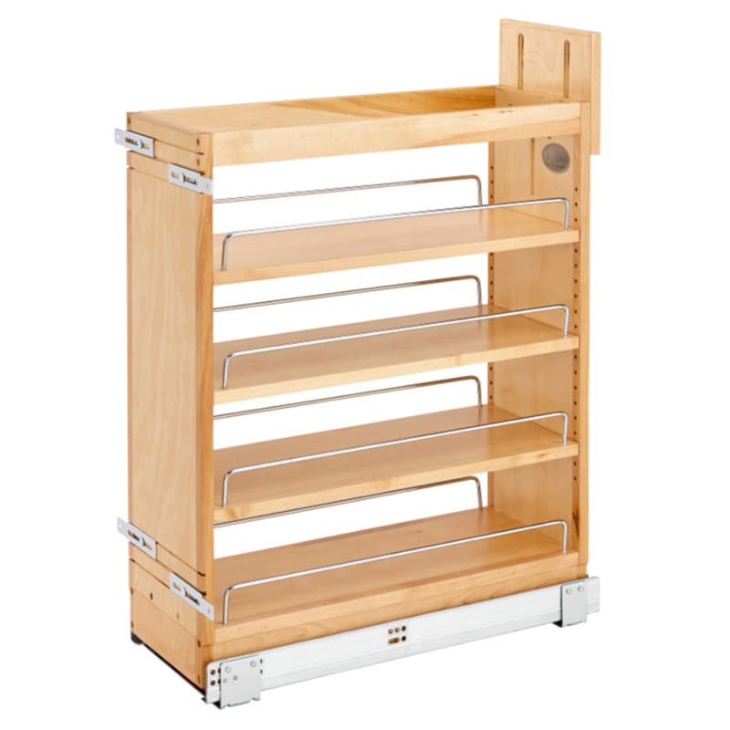 8-3/4" 3-Shelf Pullout Organizer with BLUMOTION Soft-Closing Servo Drive, Wood