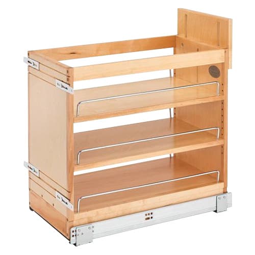 11-3/4" 2-Shelf Pullout Drawer/Door Organizer with BLUMOTION Soft-Closing, Wood