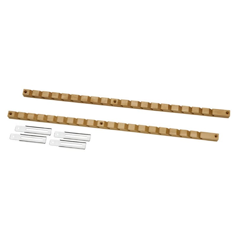 3/4" x 37" Door-Mount Standard Adjustable Spice Rack Rail, Rail Only