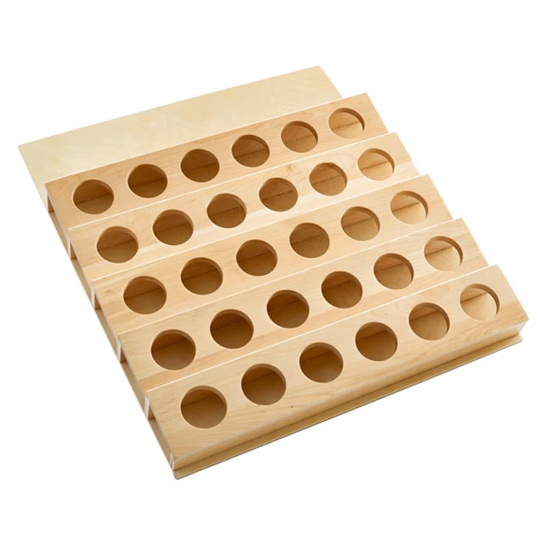 16" K-Cup Tray Insert, Natural Maple