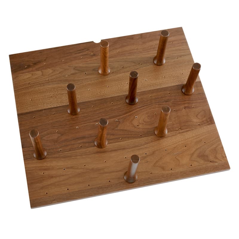 24-1/4" Insert Drawer Peg Board, Walnut