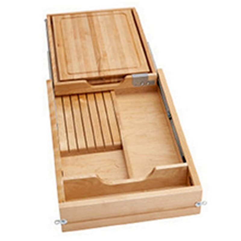 15" Combination Knife Holder/Cutting Board Drawer for 15" Cabinet Opening