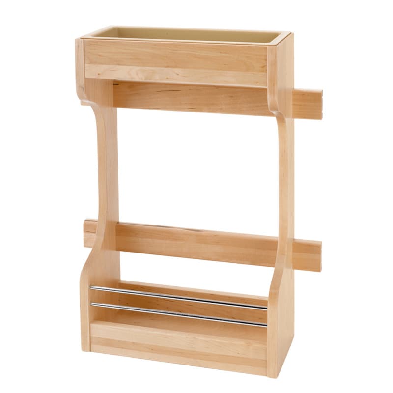 13-1/2" 2-Tier Classic Sink Base Door Storage Organizer