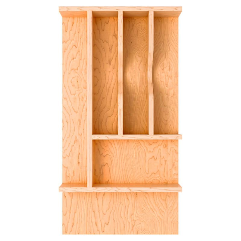 10-1/4" 4WCT Right Fit Cutlery Drawer Insert, Light Brown (96 Pallet)