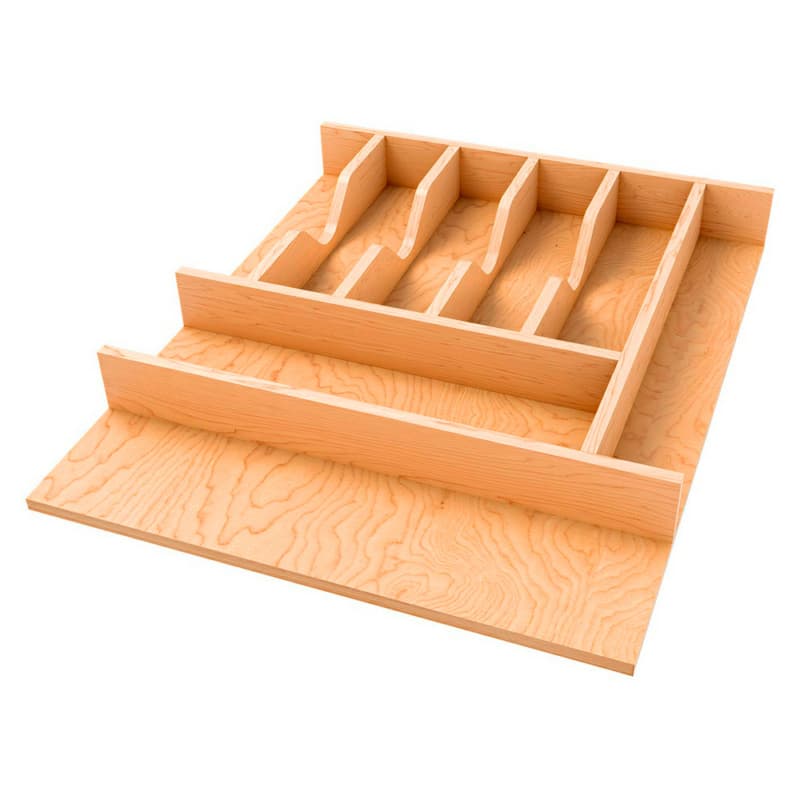 16-7/32" 4WCT Right Fit Cutlery Drawer Insert, Light Brown (52 Pallet)