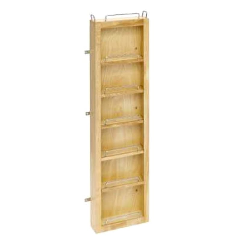 45" High 5 Tray Swing Out Single Pantry Door Unit with Hardware