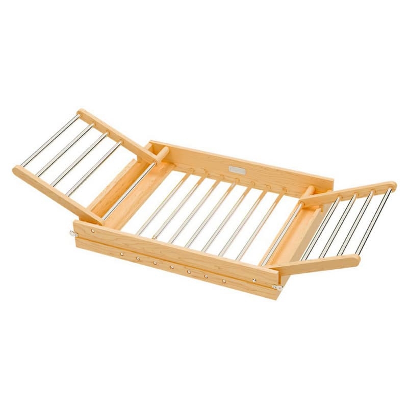 26-17/32" 4WDR Wood Drying Rack Drawer, Clear