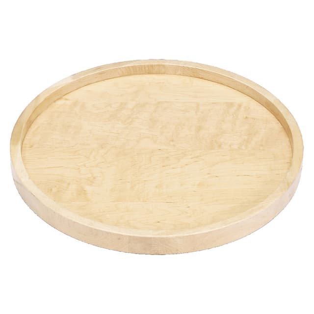 Rev-A-Shelf Corporation 4WLS-001 Wood Classics Series Full Circle Lazy Susan Tray with Bearings, 1 Tray, Bulk Packaging