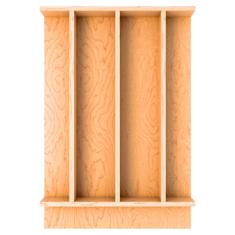 13-7/32" 4WUT Right Fit Utility Drawer Insert, Light Brown (78 Pallet)