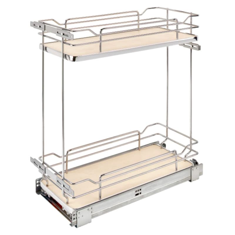 10-1/4" 2-Shelf Pullout Organizer with Soft-Closing, Maple