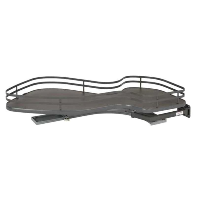 1-Tier Right-Hand Contemporary Organizer for 15" Cabinet Opening, Orion Gray