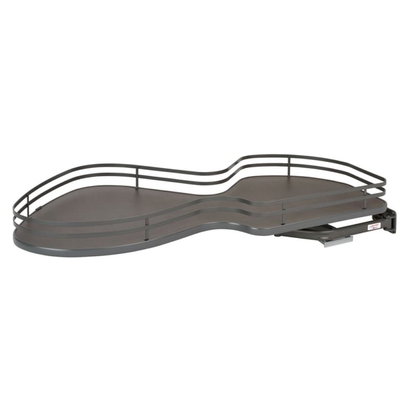 1-Tier Right-Hand Contemporary Organizer for 21" Cabinet Opening, Orion Gray
