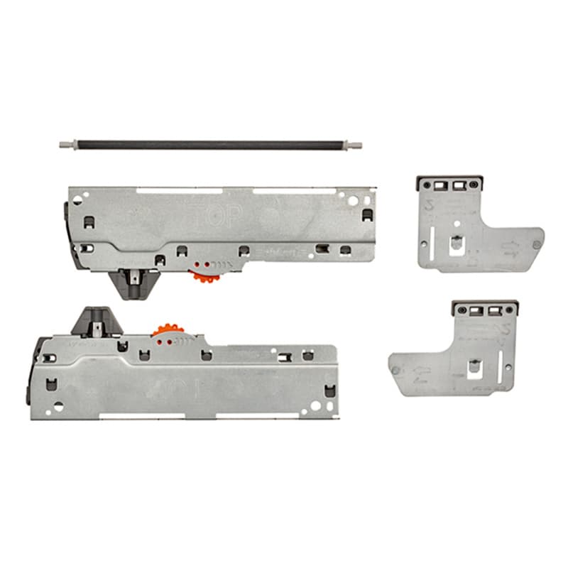 Tip-On Hardware Kit for Legrabox Series, Gray