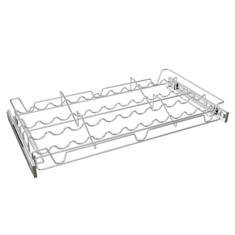 24" Sidelines Sliding Spice Rack for 14" Cabinet, Anodized