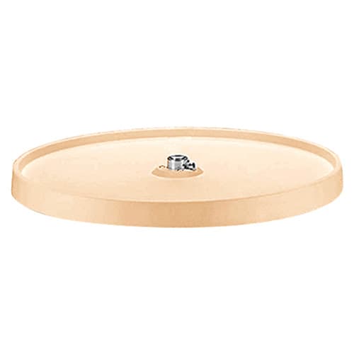 18" Full-Circle Lazy Susan Tray (No Hardware), Almond, Bulk (12 Trays)