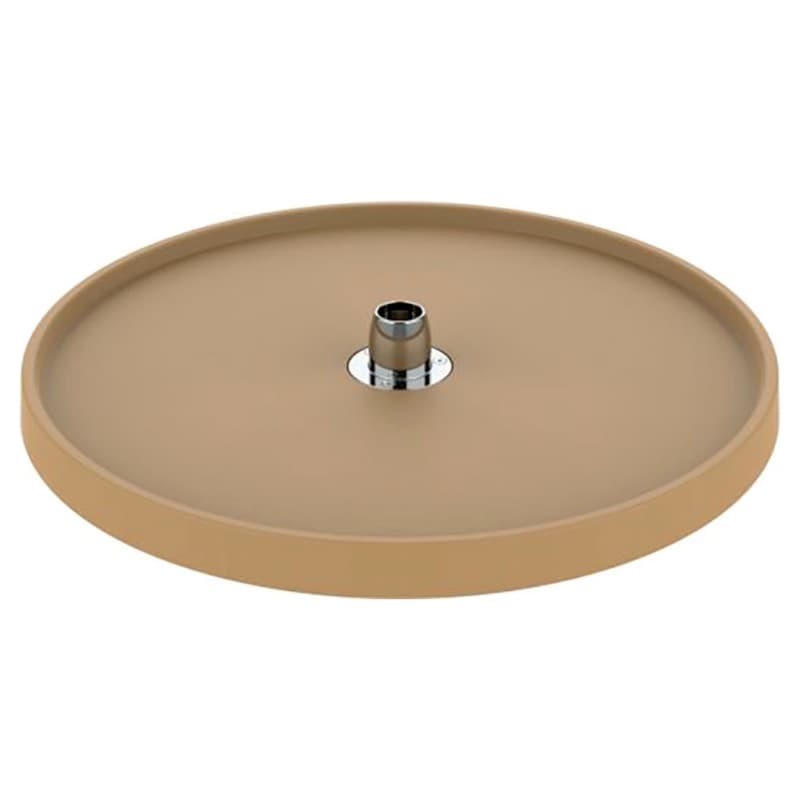 6071 20" Full-Circle 1-Tray Lazy Susan with Hub, Almond