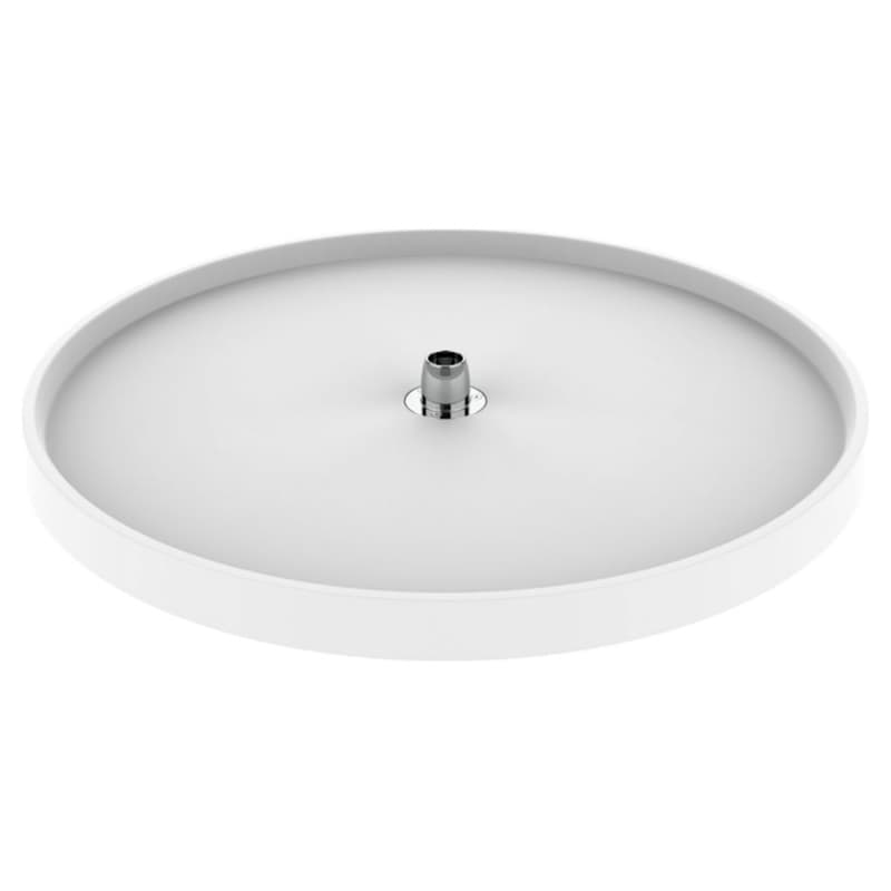 6071 32" Full-Circle 1-Tray Lazy Susan with Hub, White