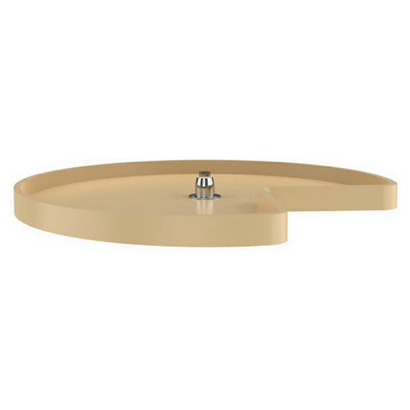 6465 24" Kidney 5 Tray Lazy Susan, Almond