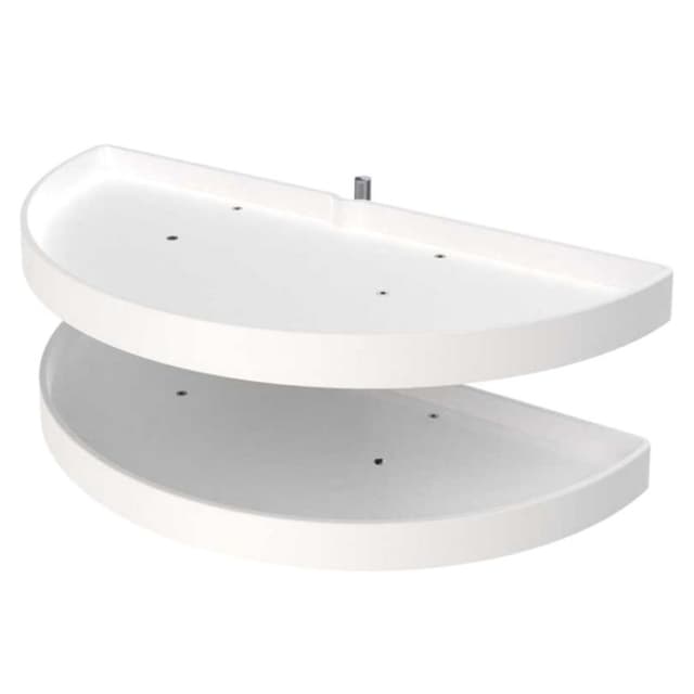Rev-A-Shelf Corporation 6882 Classic Series Half Moon Lazy Susan Set, Both Trays Pivot and Glide, BULK