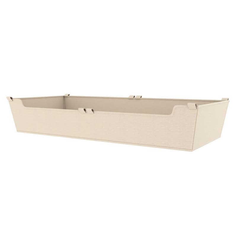 5" x 14" x 30" Wide Sidelines Canvas Closet Basket Liner, Tan Finish