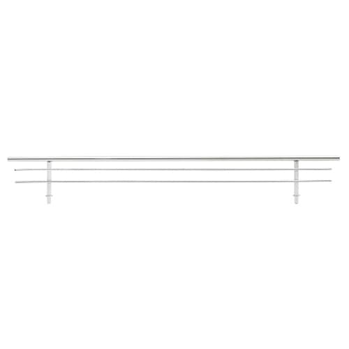 17" Wire Shoe Rail, Chrome Finish