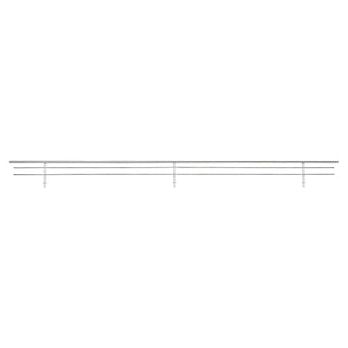 29" Wire Shoe Rail, Chrome Finish