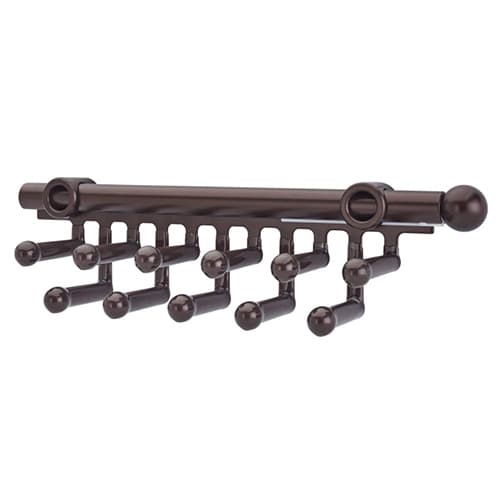 11-7/8" - 18-1/2" Pull-Out Tie/Scarf Organizer, Oil-Rubbed Bronze Finish