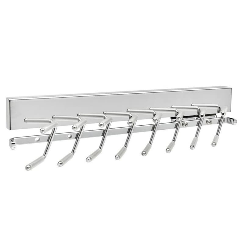 13-25/32" Sidelines Slide-Out Tie Rack, Chrome Finish