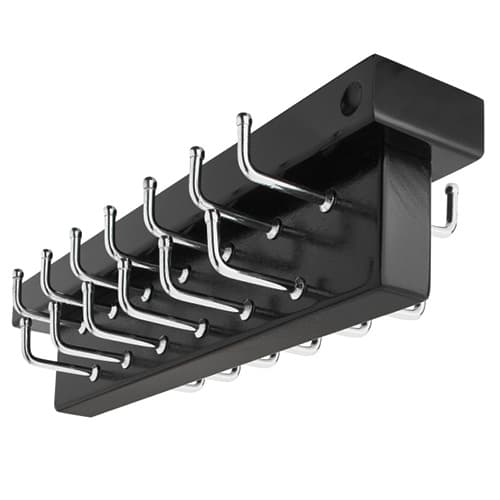 14" Top Mount Belt Butler, Black Finish