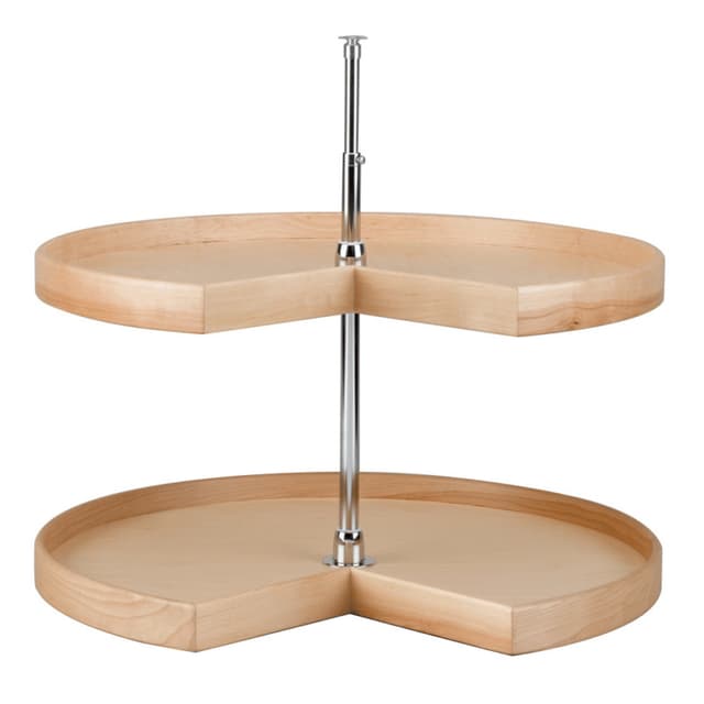 Rev-A-Shelf Corporation LD-4NW-472 Lazy Daisy Series Kidney Lazy Susan Set, 2 Tray