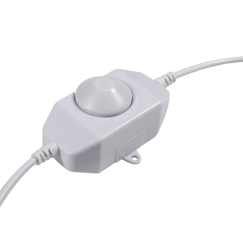 T115 48W Plastic Rotary Dimmer, 2-1/2", White
