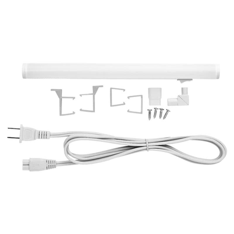 T5 Trescent® LED 3W Cool White Strip Light, 10-1/2", Black