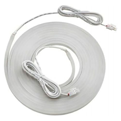 12V LED 3W Side-Emitting Cool White Neoloop Flexible Silicone Lighting, 16.4' Roll, White