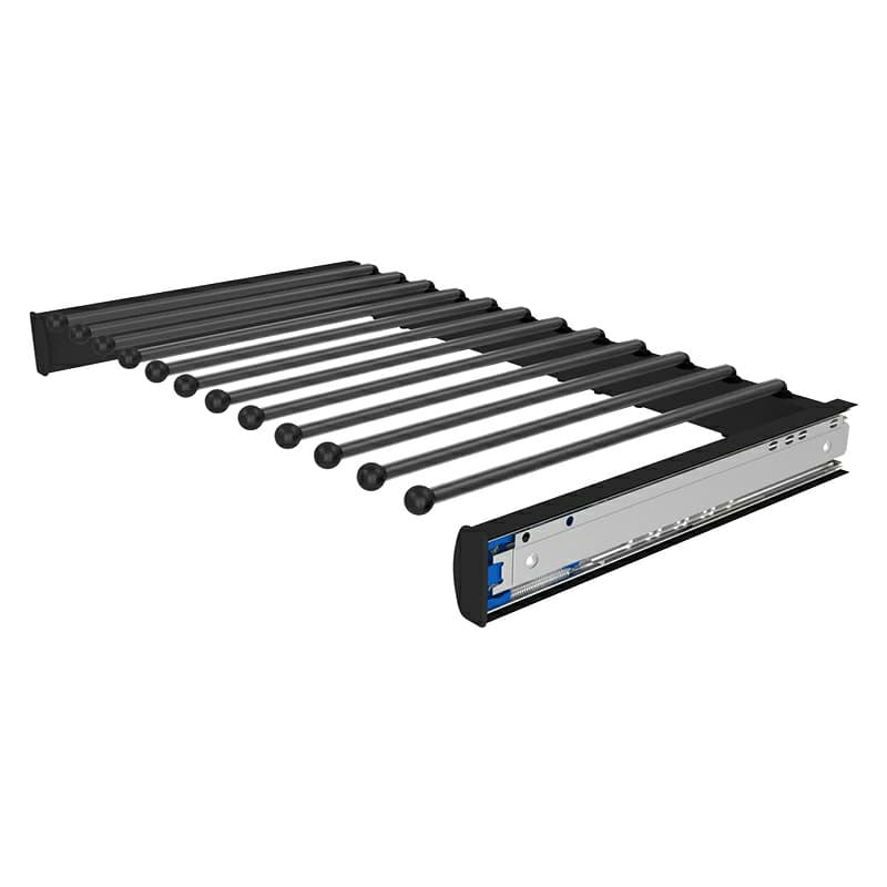 18" Sidelines Pullout Pant Rack, Matte